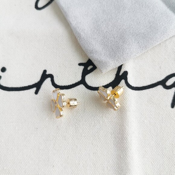 Alicia Bonnie Stud Earrings - Blair - Mother-of-Pearl Gold - Picture 3 of 3